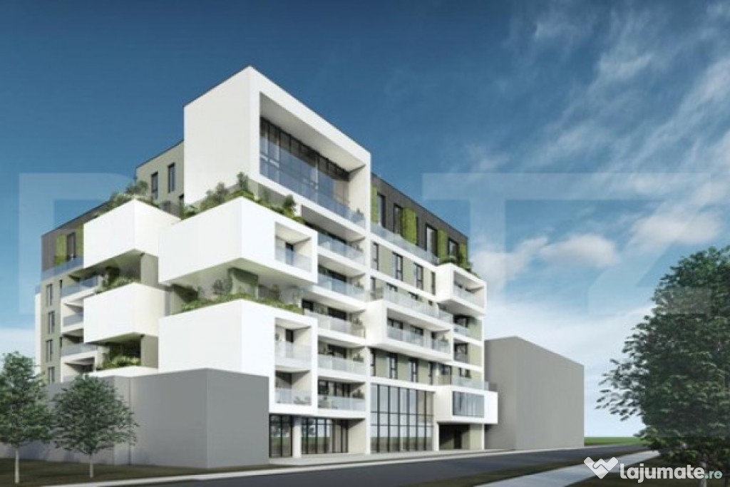 Apartament 2 camere, 57 mp, Terasa 7 mp, Imobil Nou, Semicen