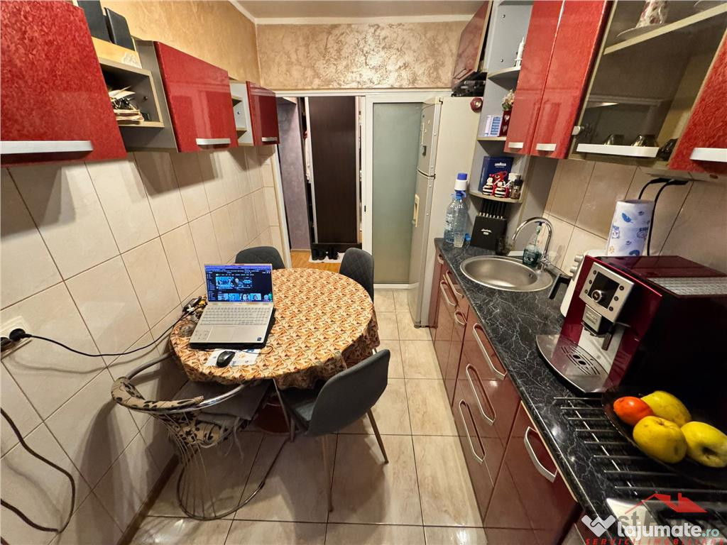 Apartament 2 camere, parter, zona Garii, 43mp, mobilat si ut