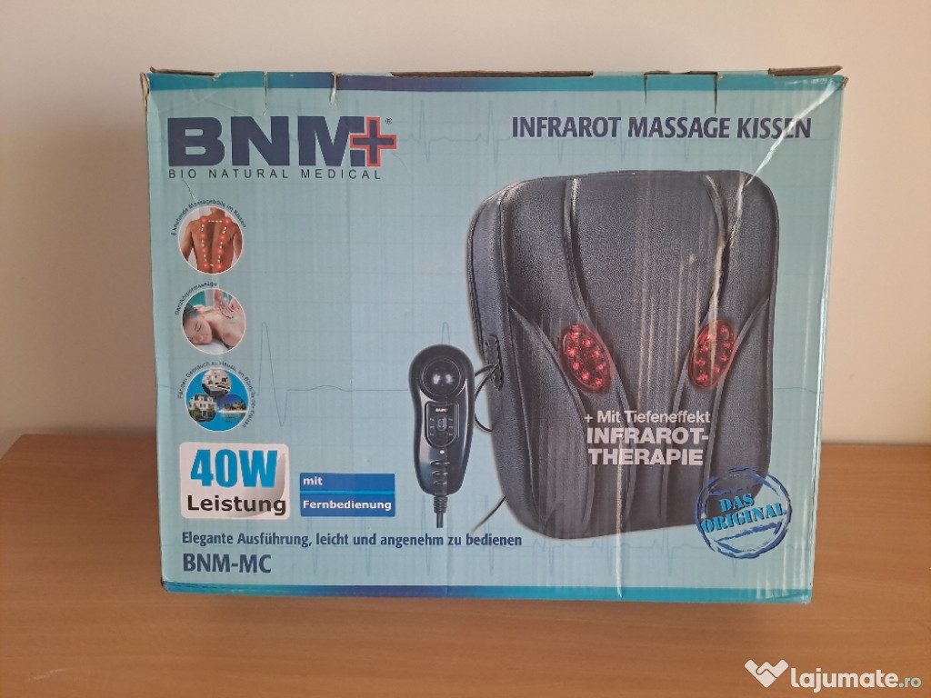 Aparat masaj/Infrarot therapie, putin utilizat cu ambalaj original