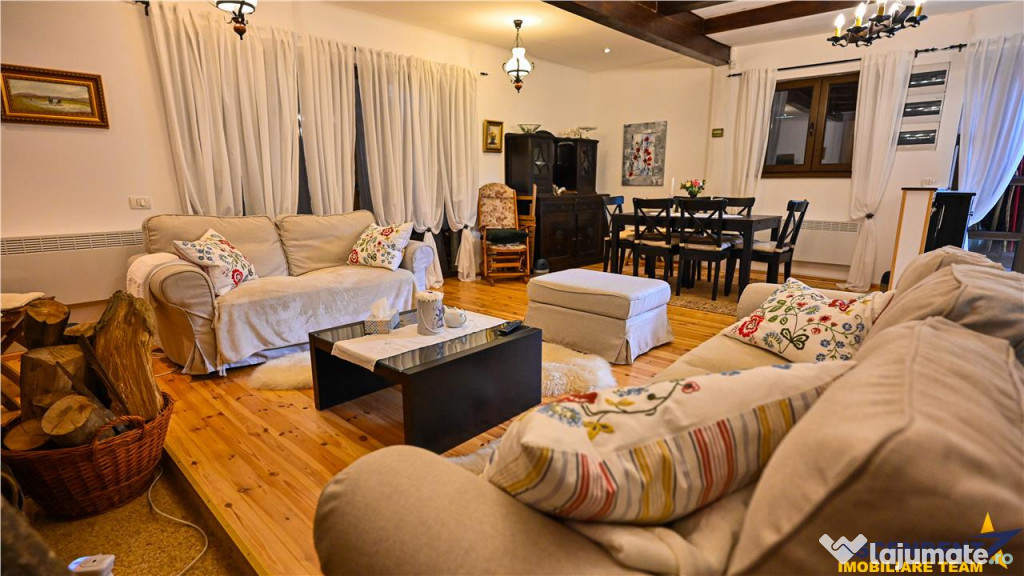 FILM! Refugiu montan,ales mobilat si utilat, decor mioritic,