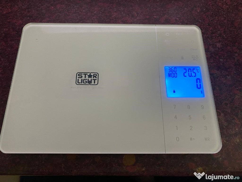 Cantar de bucatarie cu masurare calorii Starlight KWS-PRO1000
