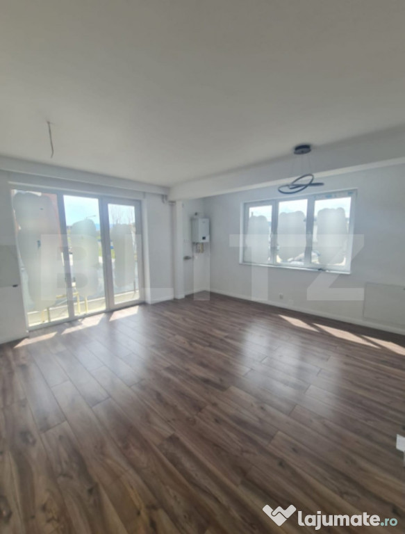 Apartament finisat, semidecomandat, 3 camere, 60 mp utili, p