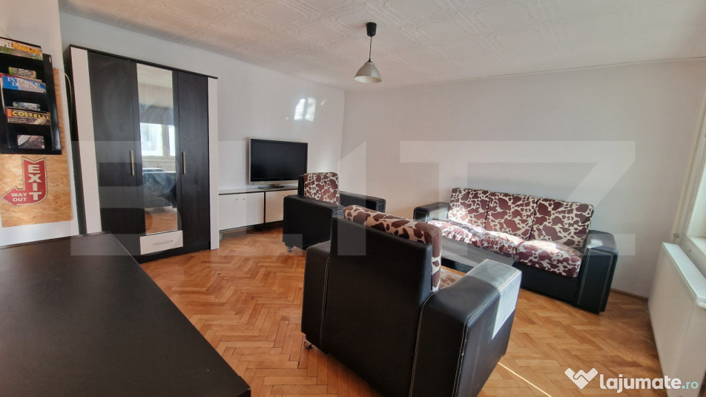 Apartament 35mp cu balcon – zonă Mircea cel Bătrân, eta