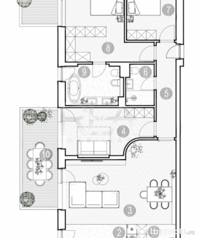Apartament 4 camere , Green Lake, Grivita