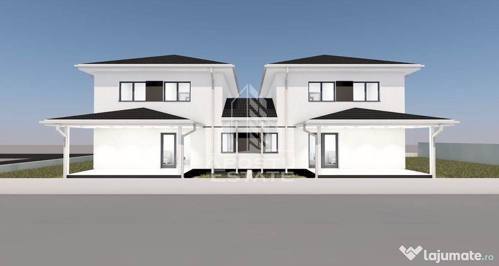 Duplex despartit prin camera tehnica, 4 camere, 3 bai,Mos...