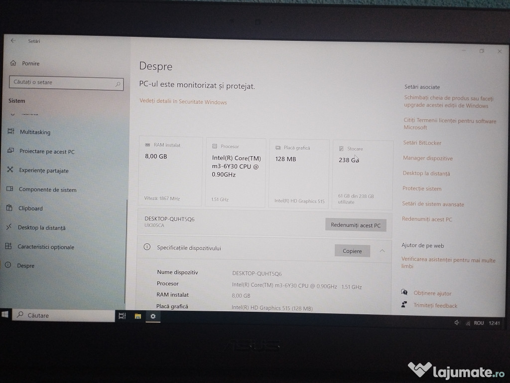 Vând Laptop Asus pentru piese