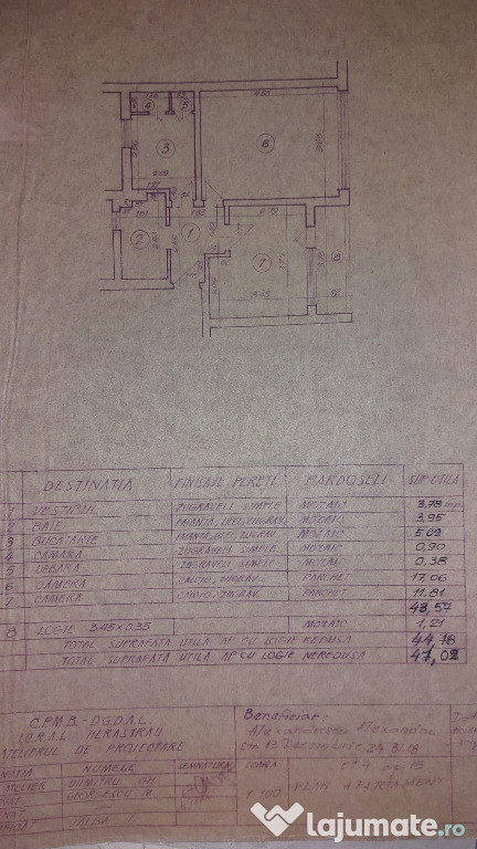 Ocazie unica apartament 2 camere Sala Palatului