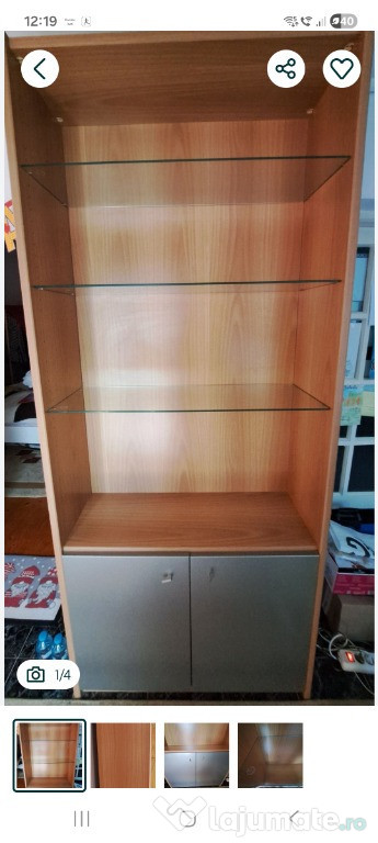 Vitrină Neoset cu geamuri securizate