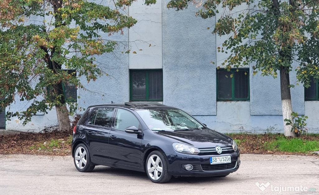 VW Golf 6 1.4TSI Navigatie ÎncălzireScaune Clima Trapă Pilot