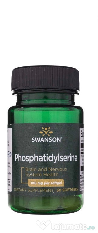 Swanson Fosfatidilserină 100 mg - 30 capsule moi