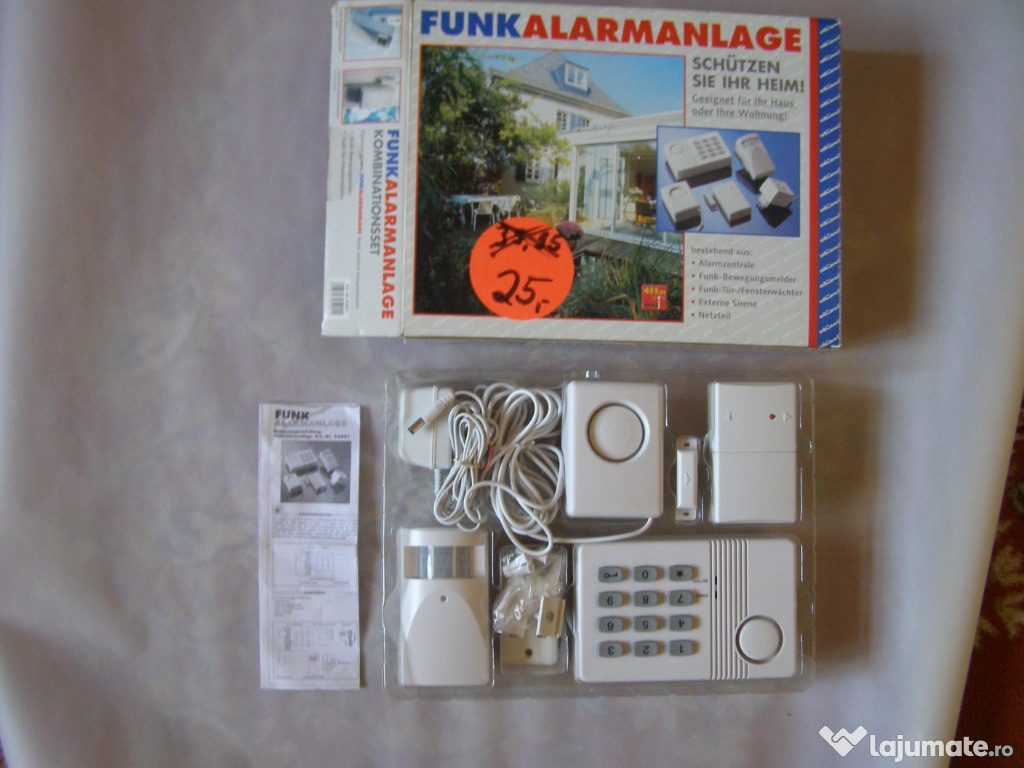 Sistem de alarma combinat pentru usi si ferestre