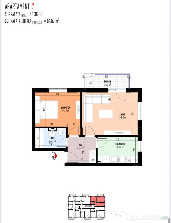 Apartament 2 camere|Incalzrie prin pardoseala|locatie foarte buna
