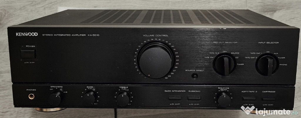 Kenwood KA-5010, amplificator 2 x 120W/4 ohmi + tuner Kenwood KT1030L