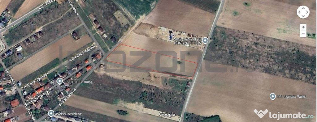 Dragomiresti Valea - Langa Centura, teren 15.600 mp, 35E/mp