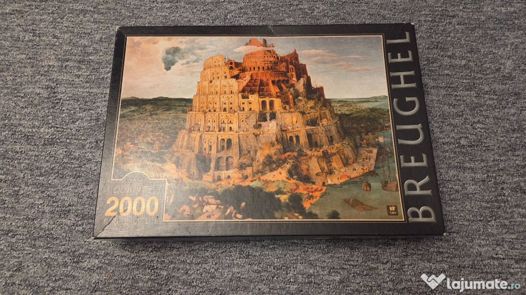 Puzzle Breughel 2000 piese - Turnul Babel