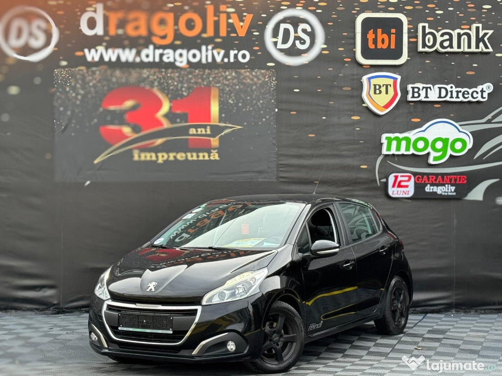 Peugeot 208 , 1.2i , euro 6 , clima , navi , garantie 12 luni , rate