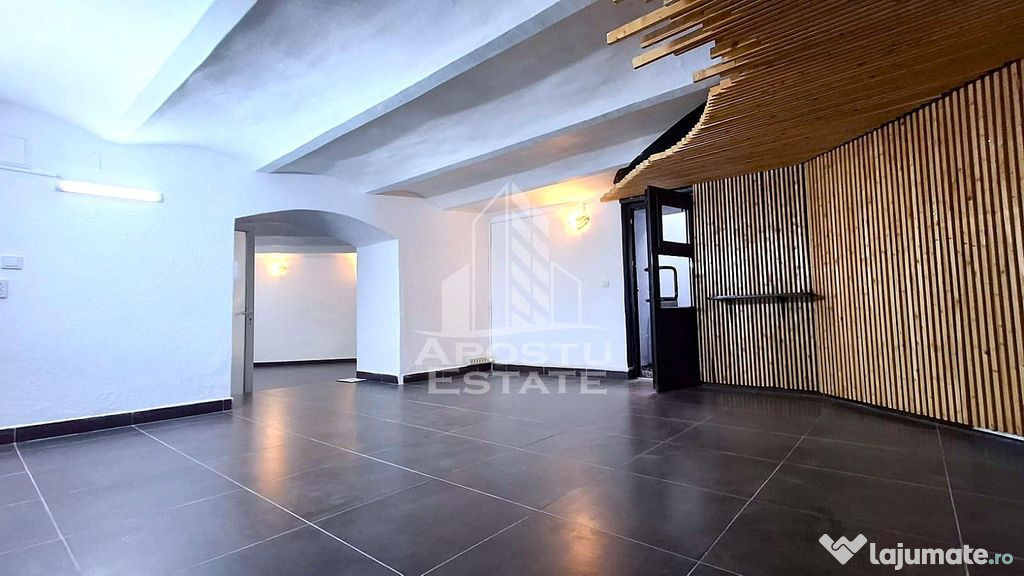 Spatiu comercial central la subsol