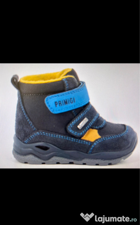 Primigi , ghete cu garnituri de piele întoarsă , nr.28