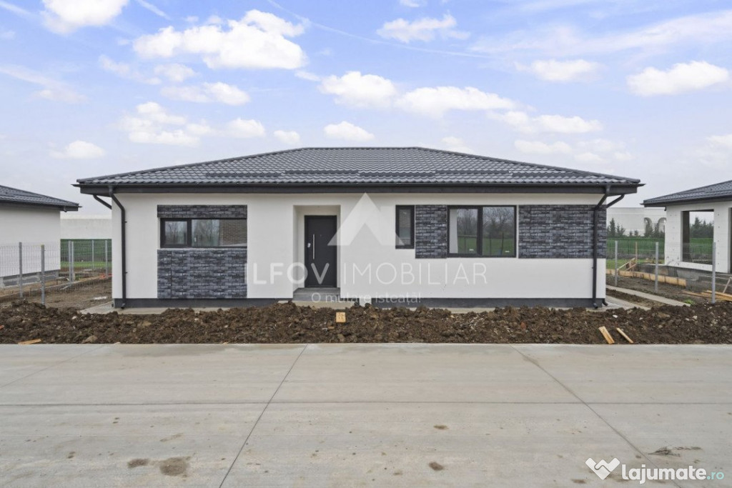 Tunari, casa parter, 120mp, lot 337mp, Green Place