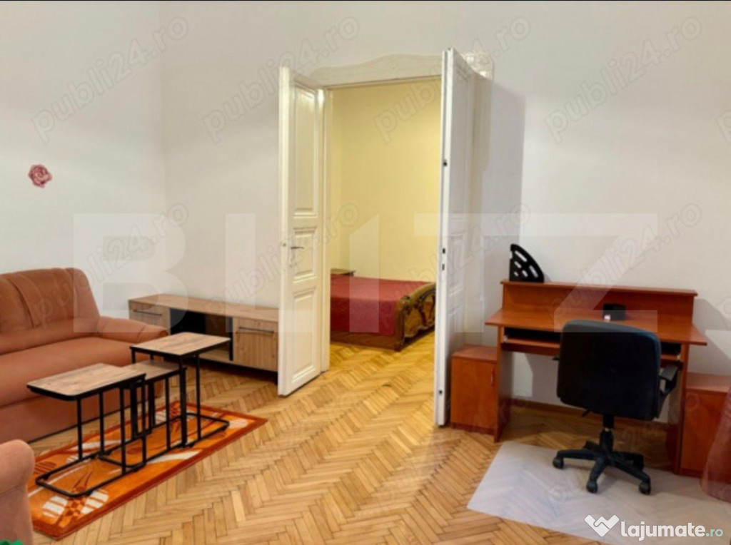 Apartament de închiriat, ultracentral, 72 mp