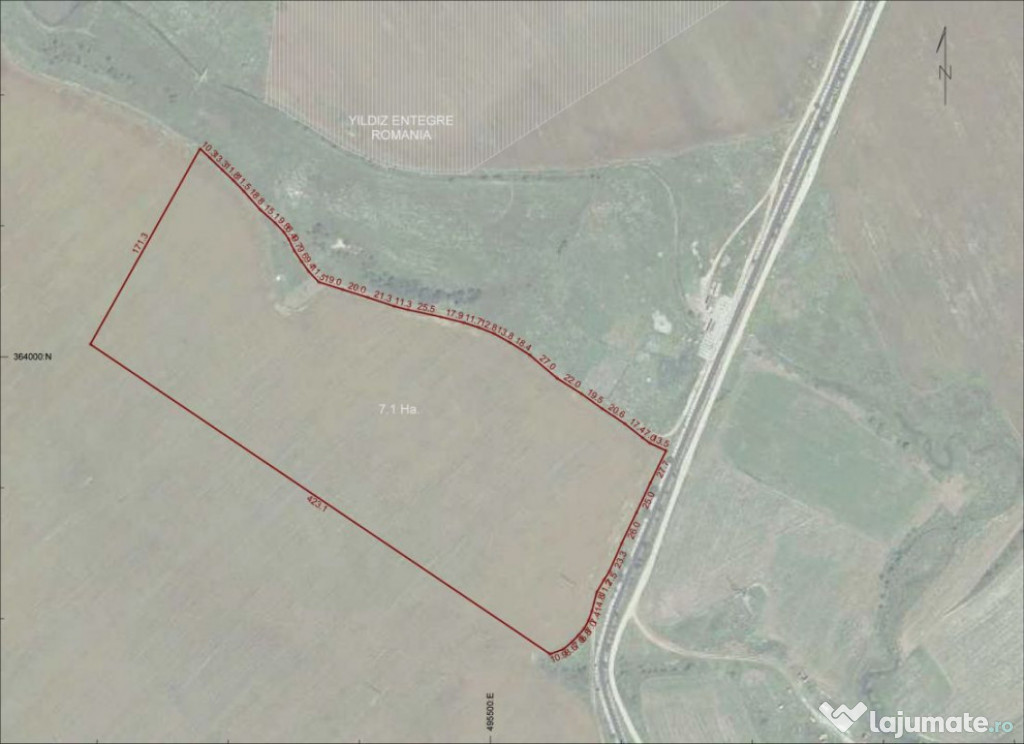 Teren intravilan 71.000 mp de vânzare – Oarja, Argeș | A