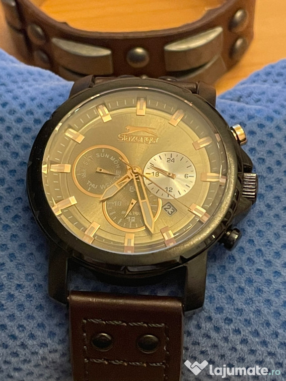 Ceas bărbătesc + brățară cadou