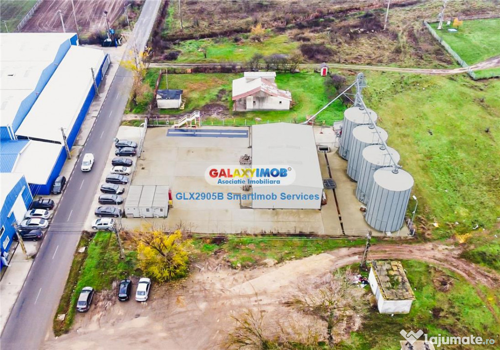 Siloz cu 880tone capacitate totala(4 celule) si| 1650mp tere