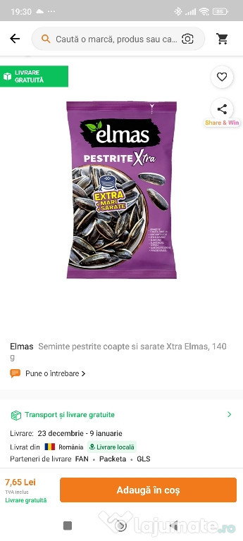 Semințe Elmas prăjite și sarate