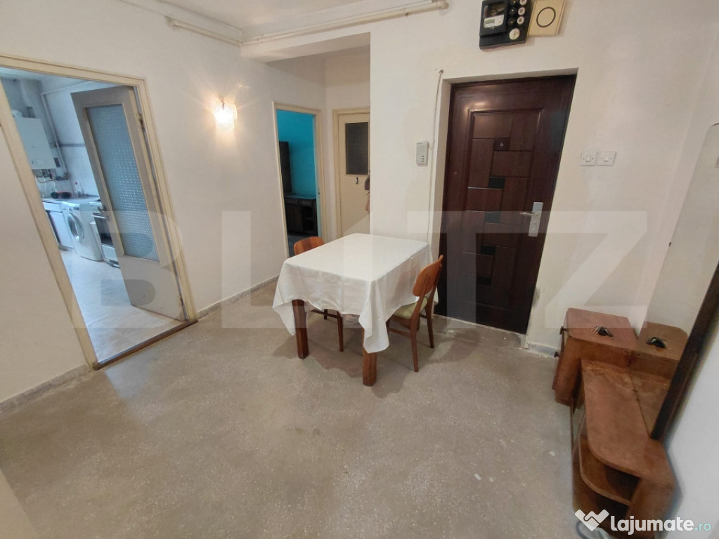 Apartament 4 camere, 85 mp, etaj 2 – zonă liniștită, ap