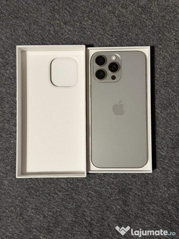 Telefon Apple iPhone 16 Pro Max 512GB 5G Natural Titanium in garantie