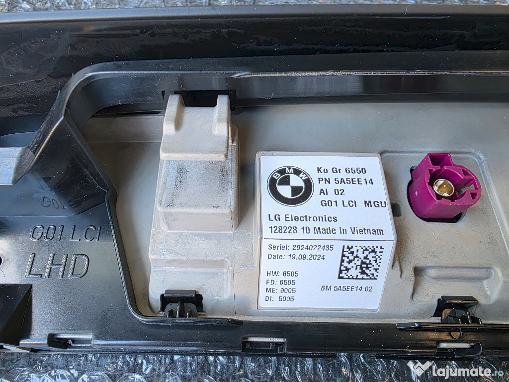 Display navigatie 10,3" BMW X3 G01 / X4 G02 LCI