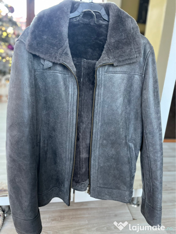 Geaca piele barbati