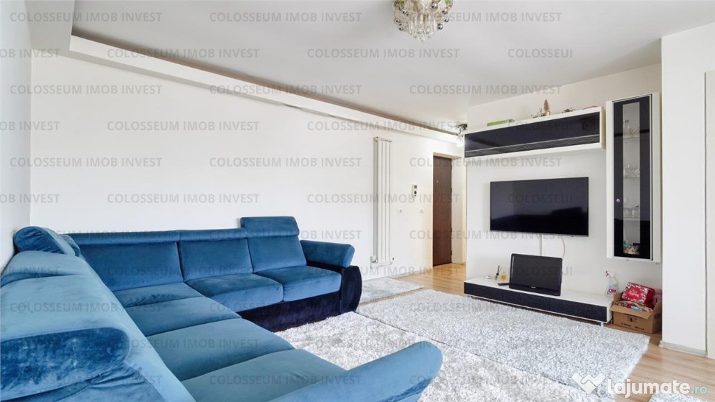 COLOSSEUM: Apartament 3 Camere mobilat utilat parcare beci Garii