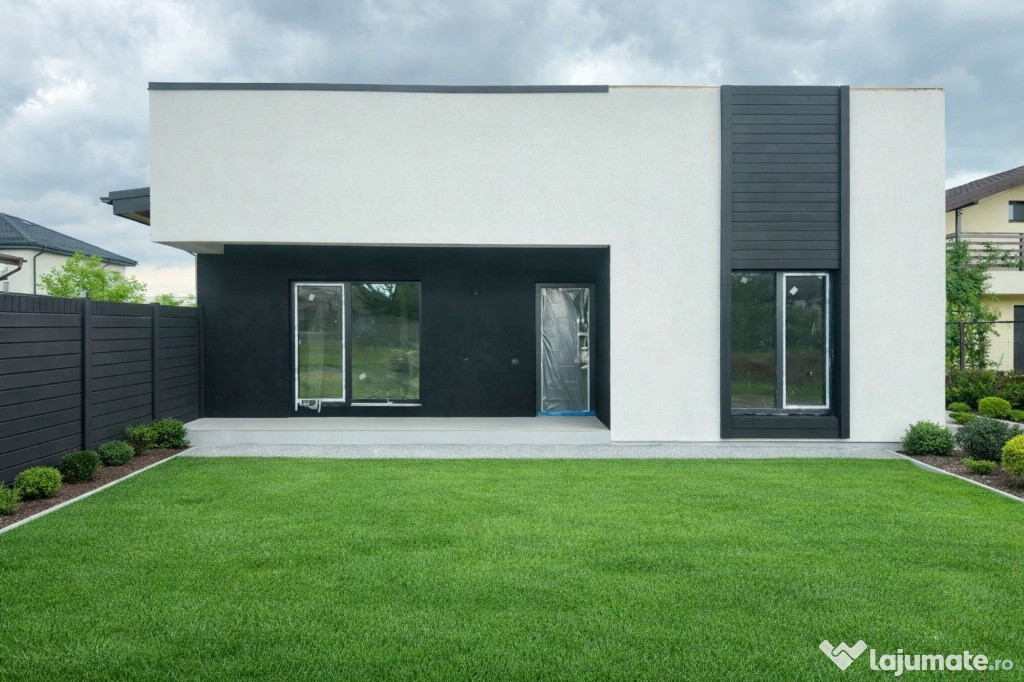 Casa individuala parter || 4 camere 2 bai + dressing || teren 425mp