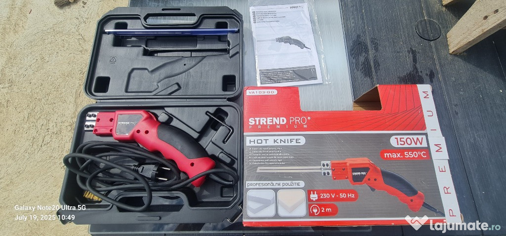 Aparat de taiat polistiren