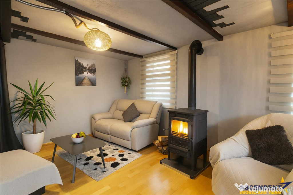 FILM3D!Cabana cu autenticitate, mobilata,utilata,teren700mp,