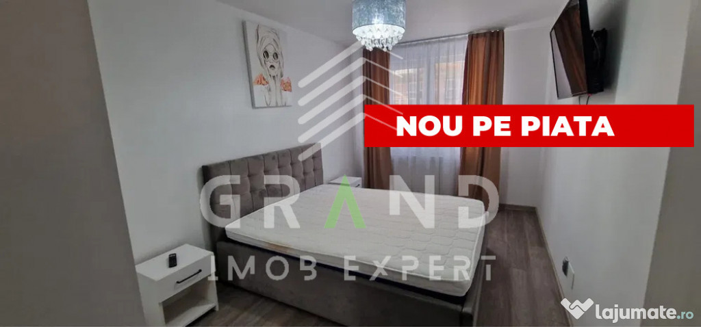 Apartament cu 2 camere | Semidecomandat | 53mp | Living open