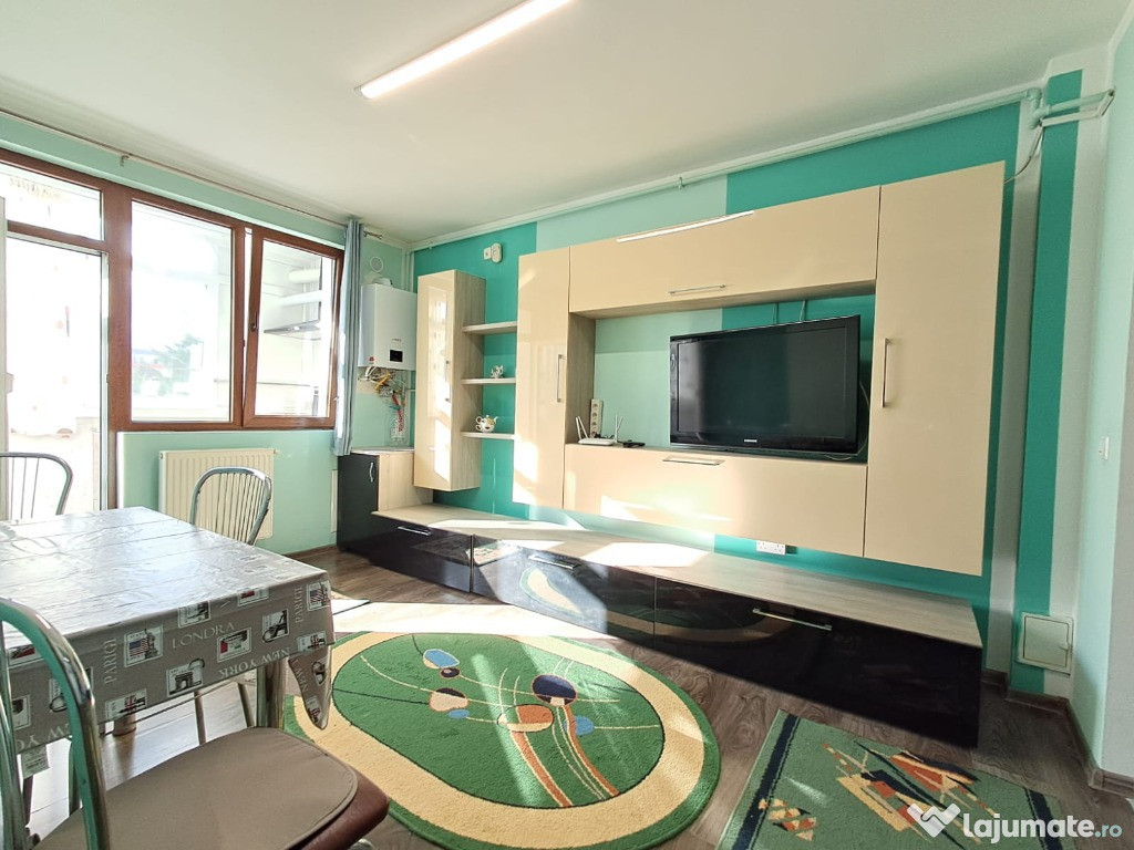 Apartament 2 camere 37 mp, et.1, bacon inchis, parcare Floresti