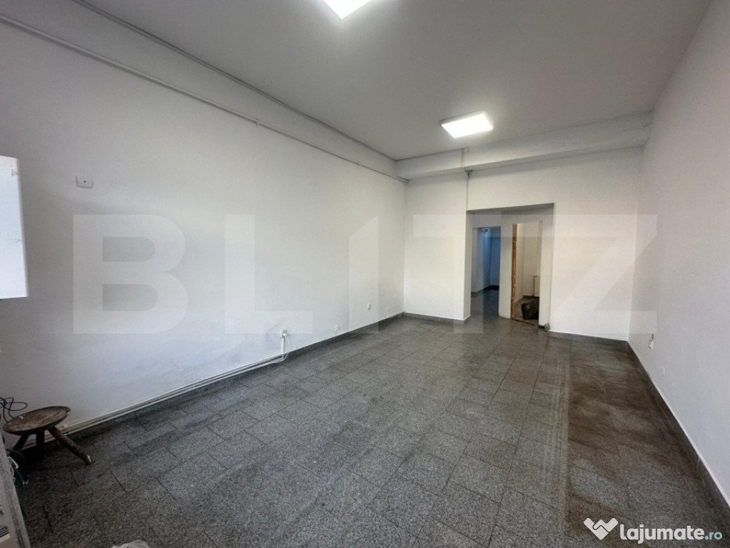 Spatiu cu vad pietonal si auto, zona Ultracentrala