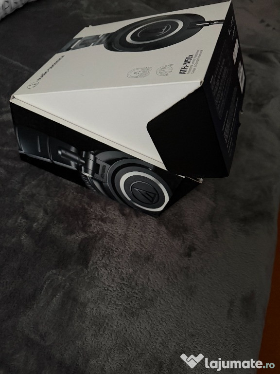 Casti studio Audio-Technica ATH-M50x Negru