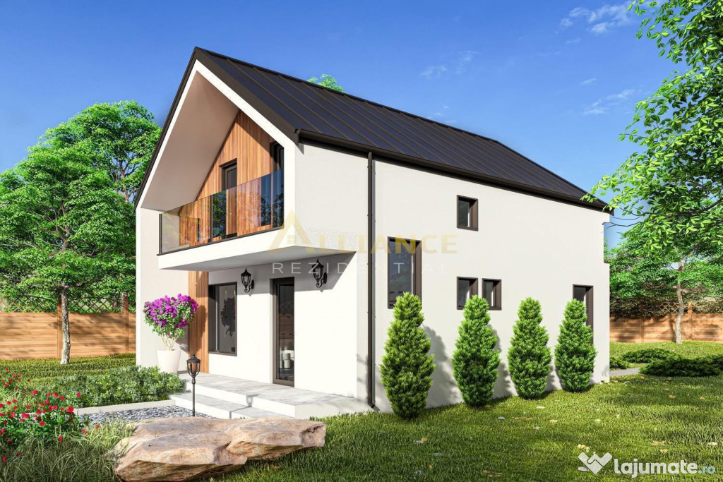 Casa individuala P 1E ~ 4 camere 2 bai ~ teren 300mp