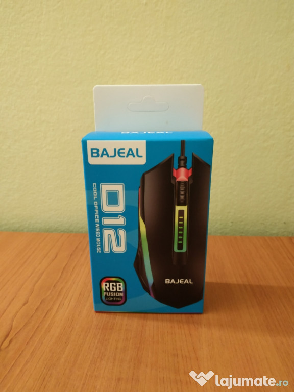 Mouse Pc cu iluminare RGB, nou.