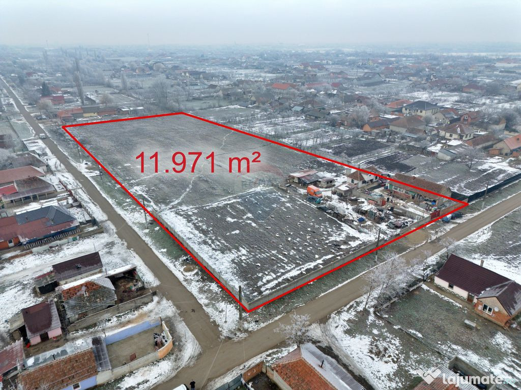 Teren intravilan de vânzare – 11.971 mp, Șimand, jud....