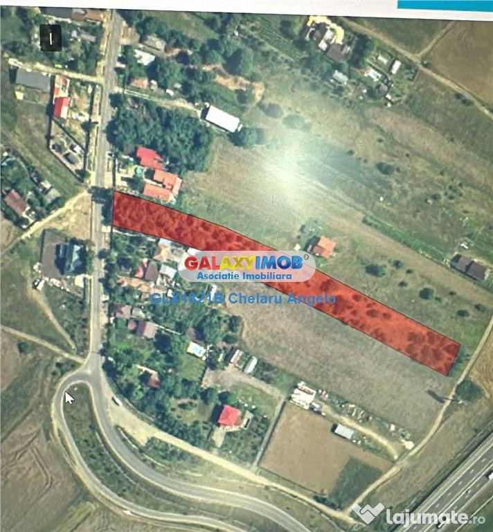 Snagov- Gruiu teren 6209 mp ,asfalt toate utilitatile gaze,a
