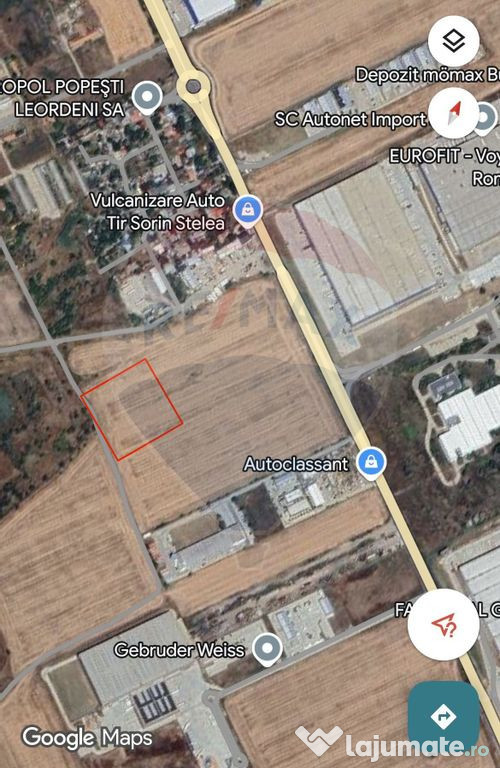Teren intravilan 10,000mp Popesti-Leordeni intre centura ...