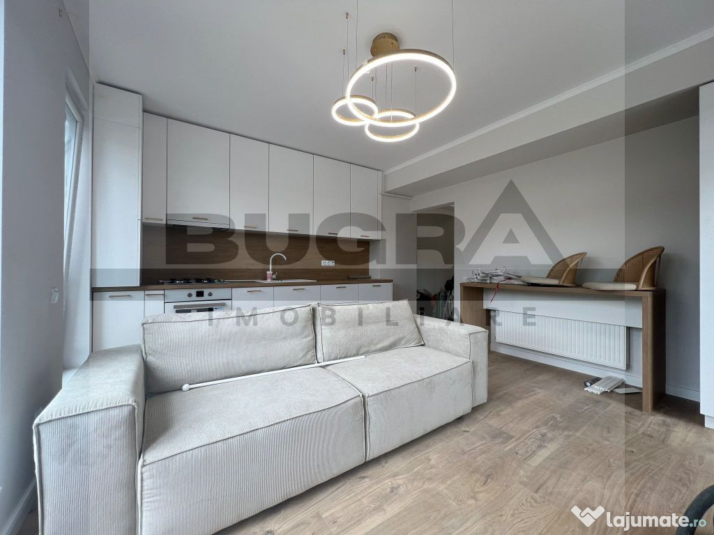 Apartament de 2 camere, 38mp, lux, parcare, zona Terra