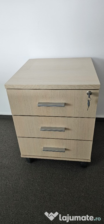 Casetiera cu 3 sertare Mobexpert (4 buc)