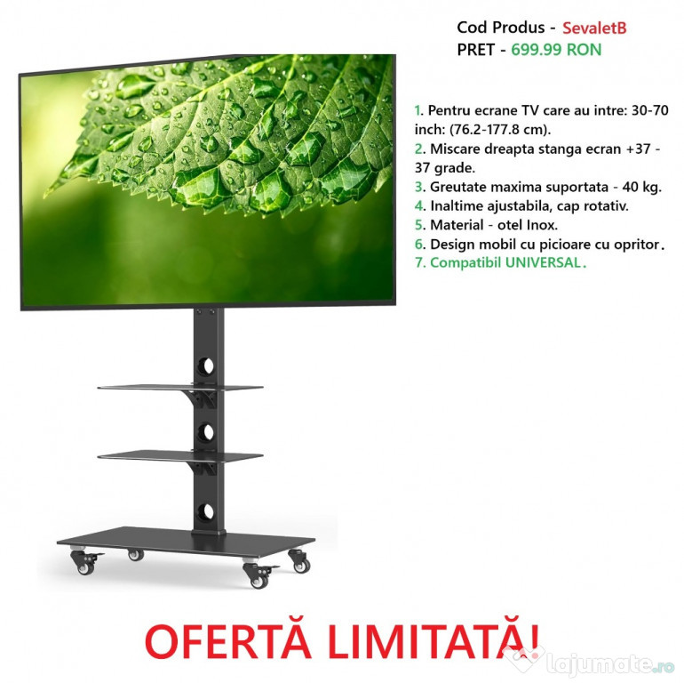 Suporti TV/monitor Bontec noi, modele universale + varietate larga