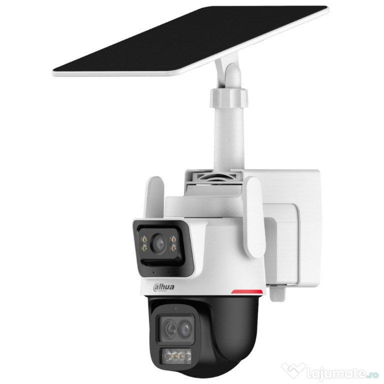 Camera Dahua WizColor IPC-PTS2649C-4G 3MP+3MP IR 30m, 4G, panou solar