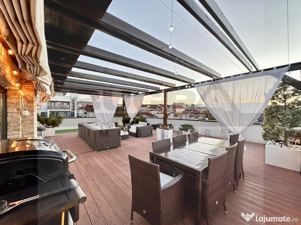 Penthouse 7 camere, 241 mp terasa, VIEW, zona Buna Ziua